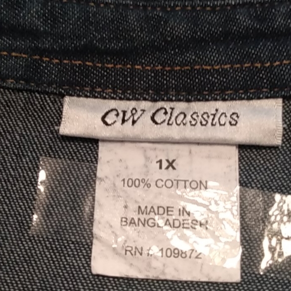 Long Sleeve and tee denim Set - Picture 4 of 10